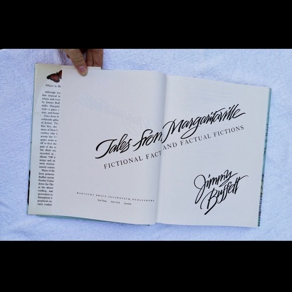 **Sold** 1st ed. Jimmy Buffett Tales of Margaritaville Book - Picture 4 of 10
